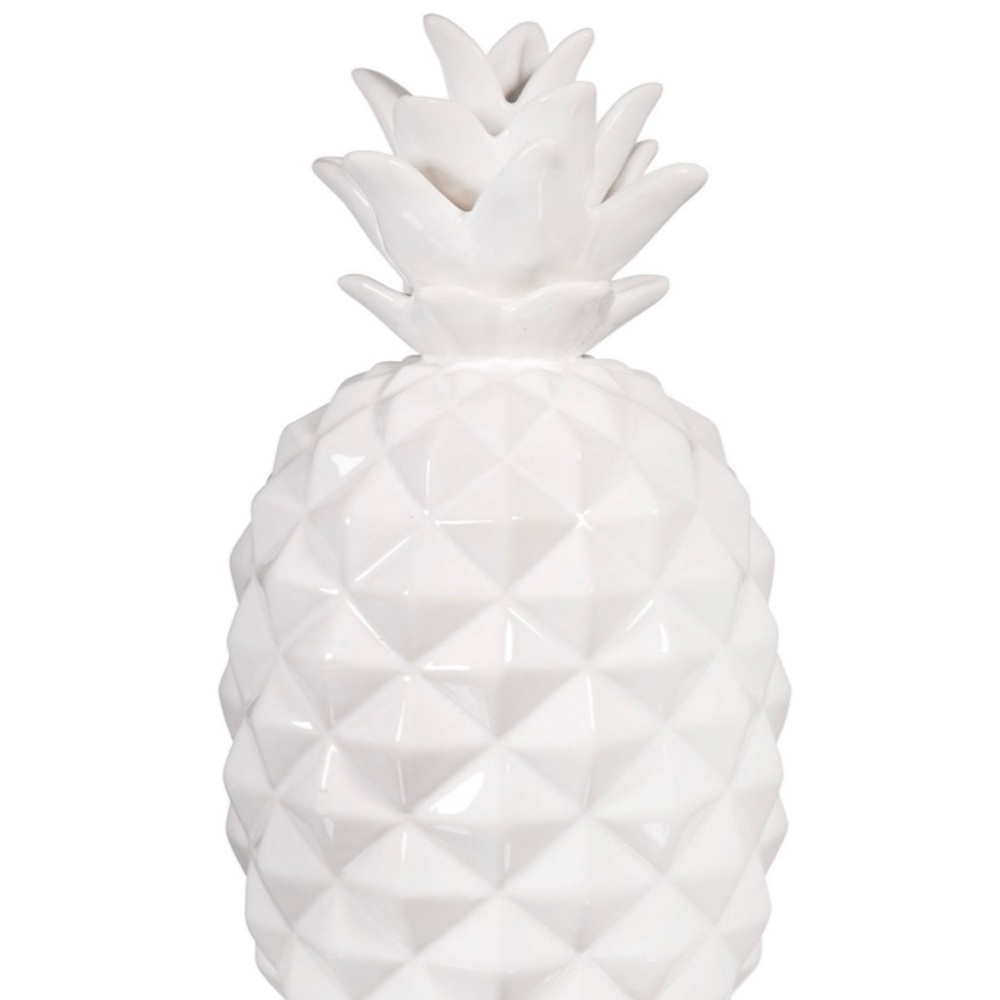 Hazel & Co. White Pineapple Home Decor 🍍